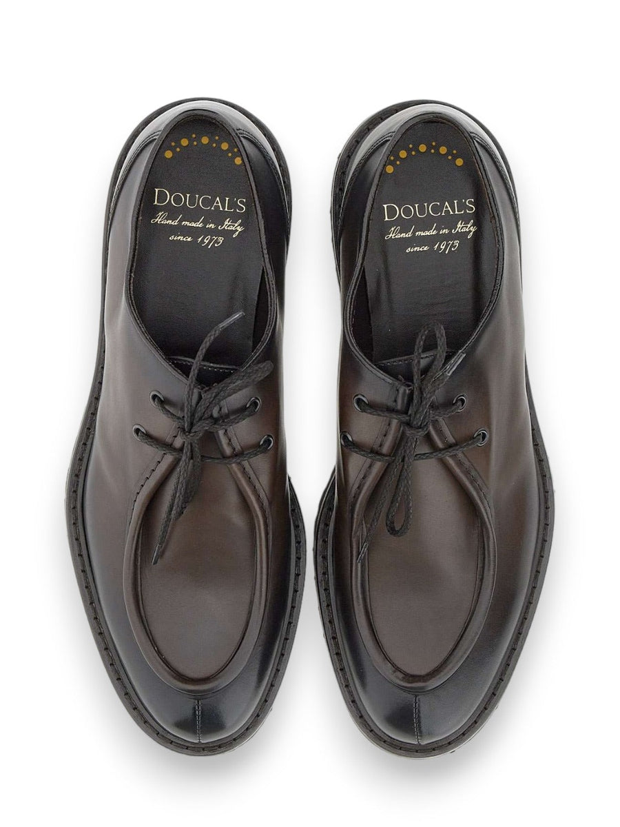 STRINGATA IN PELLE A DUE FORI-Doucal'S-Stringate-Vittorio Citro Boutique