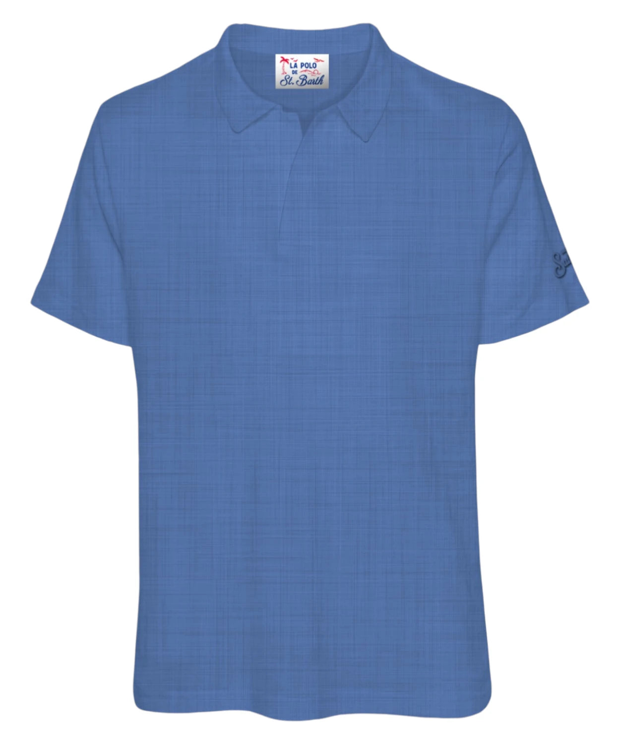 Polo Uomo in Lino MC2 Saint Barth