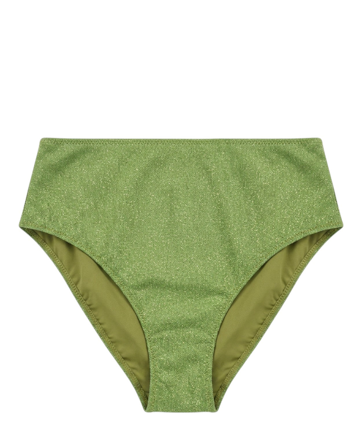 Bikini Lurex Donna con Top a Nodo e Vita Alta