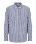 Brigitte Poplin Cotton Shirt with Labubu Embroidery