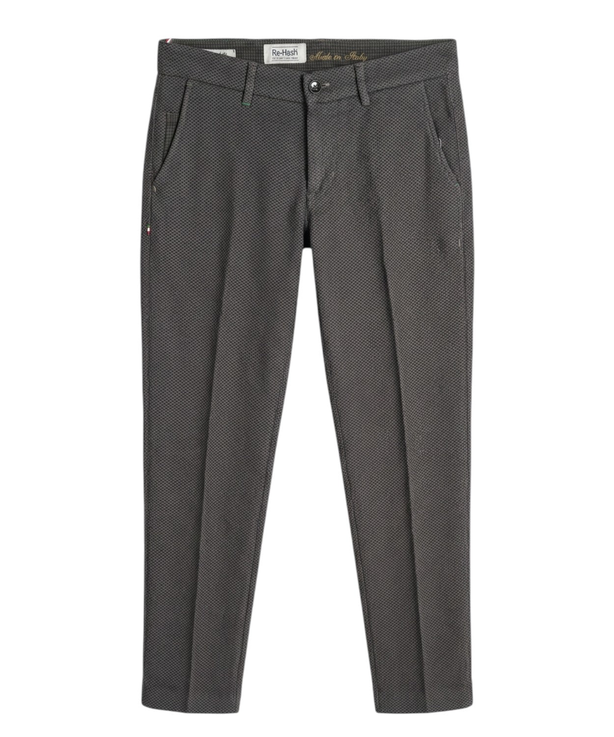 Pantalone Uomo Re-Hash in Cotone Piqué