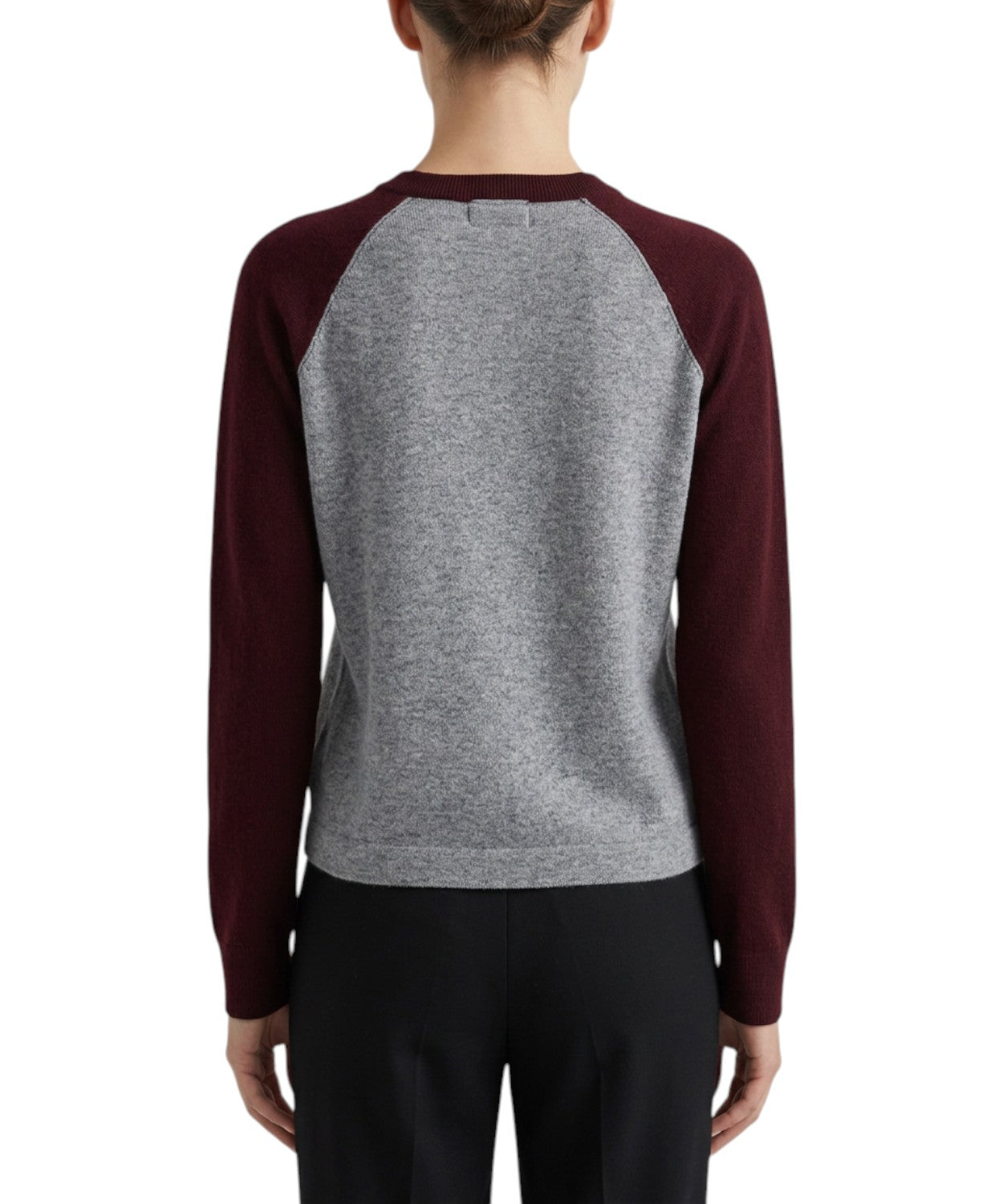 Maglione Pinko Amsterdam Bicolore con Logo