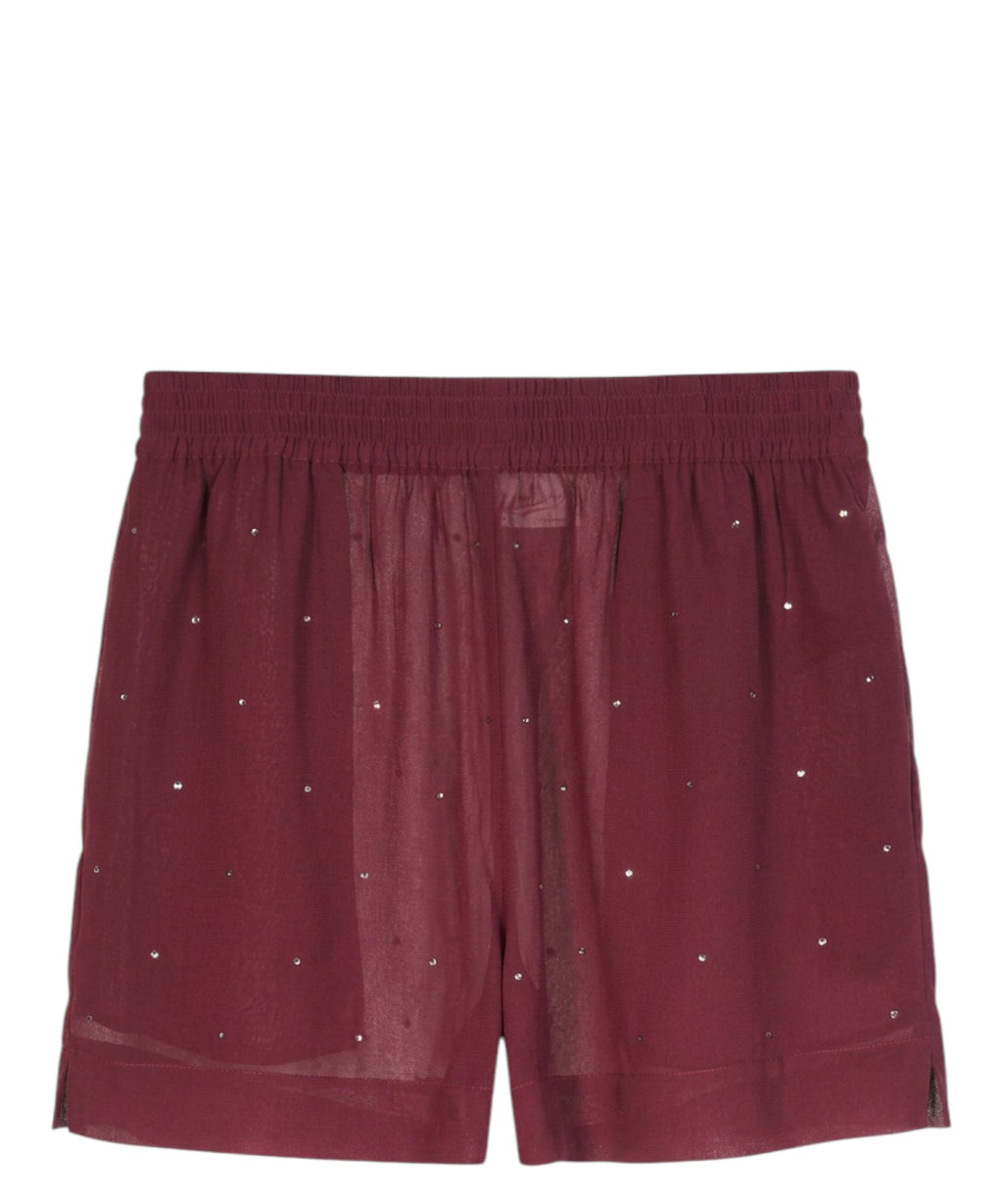 Meave MC2 Saint Barth Shorts in Georgette and Strass