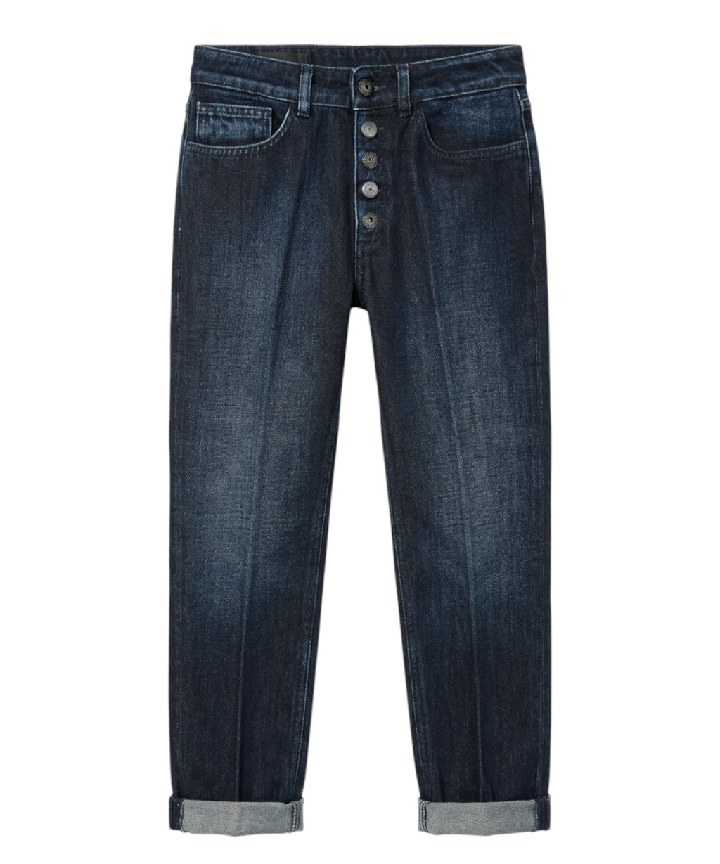 Dondup Koons Jeans laisvo silueto džinsai su papuošalų sagomis