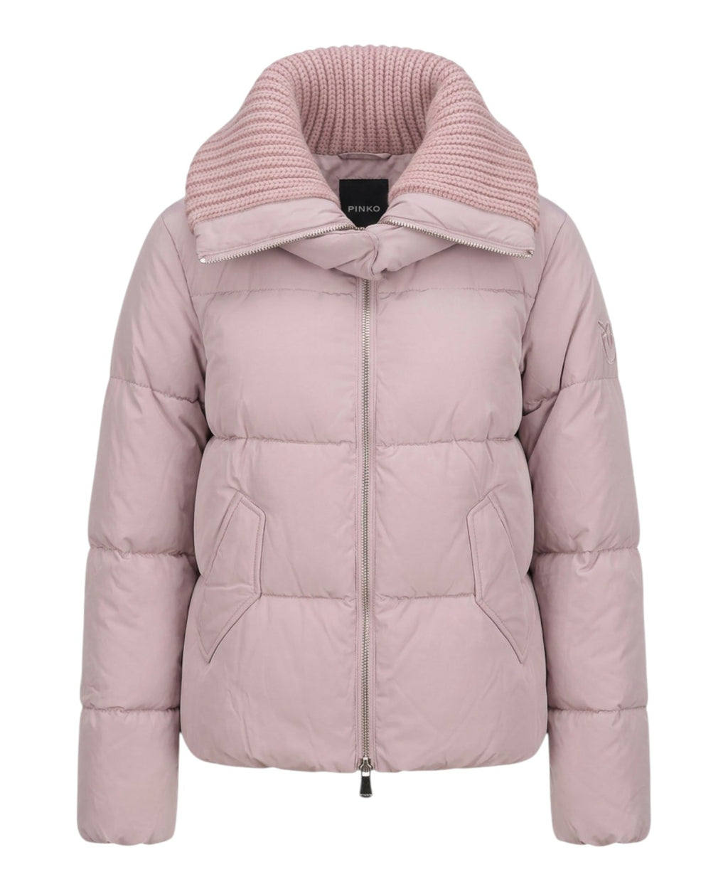 Piumino Pinko Dianthus con relleno y cuello de punto