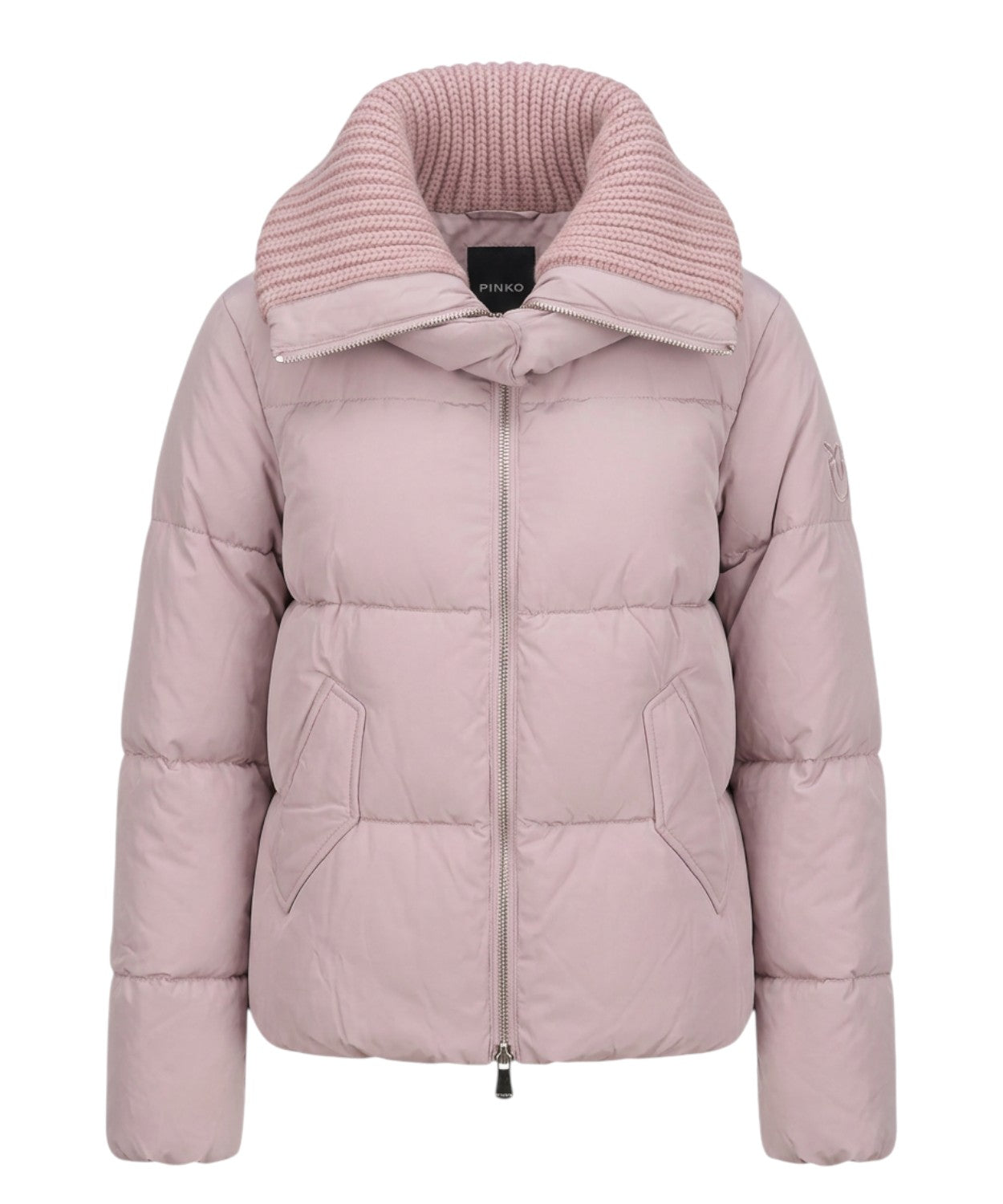 Piumino Pinko Dianthus con relleno y cuello de punto