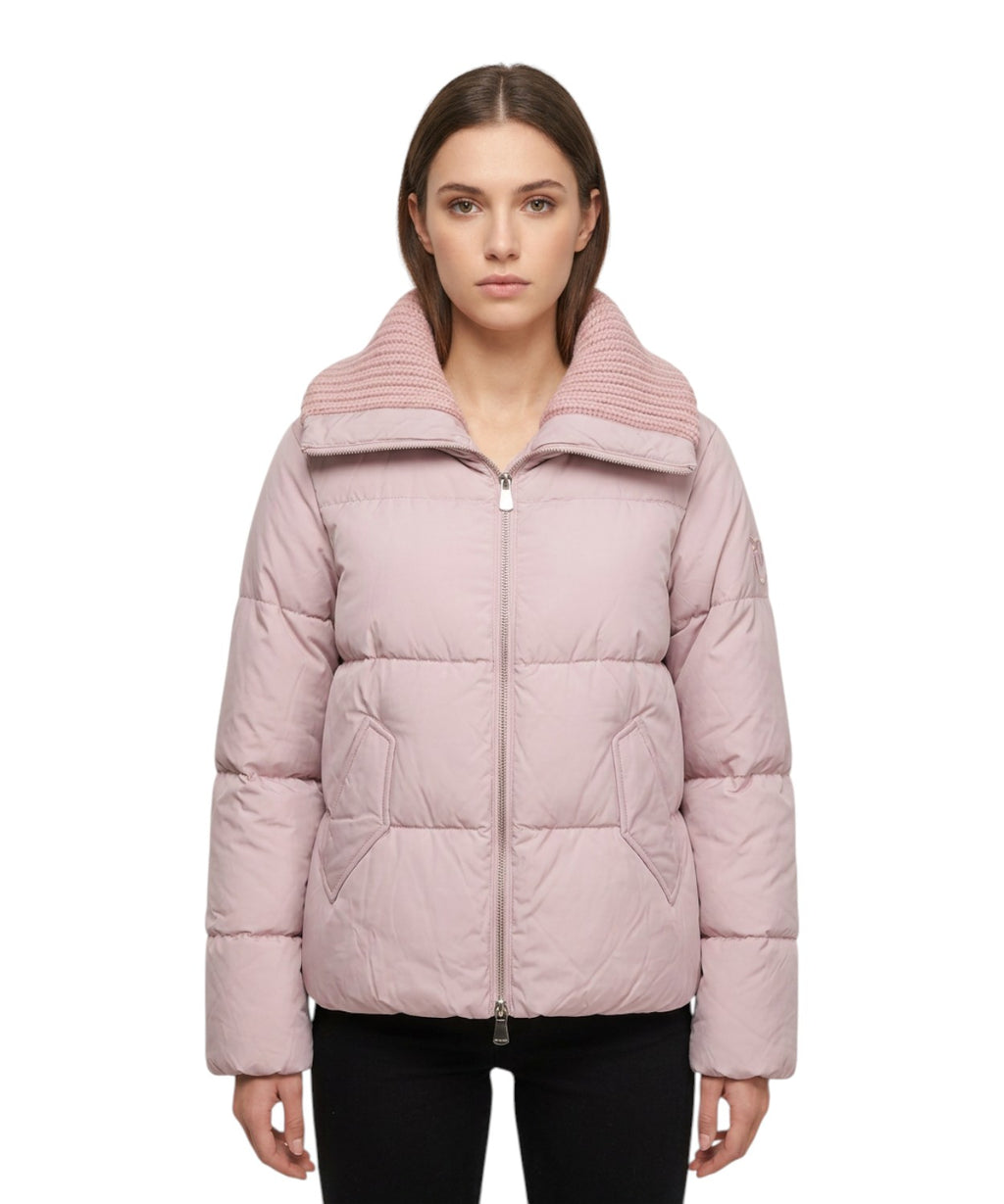 Piumino Pinko Dianthus con relleno y cuello de punto