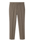 Pantaloni Pied-de-Poule Twinset con piega centrale
