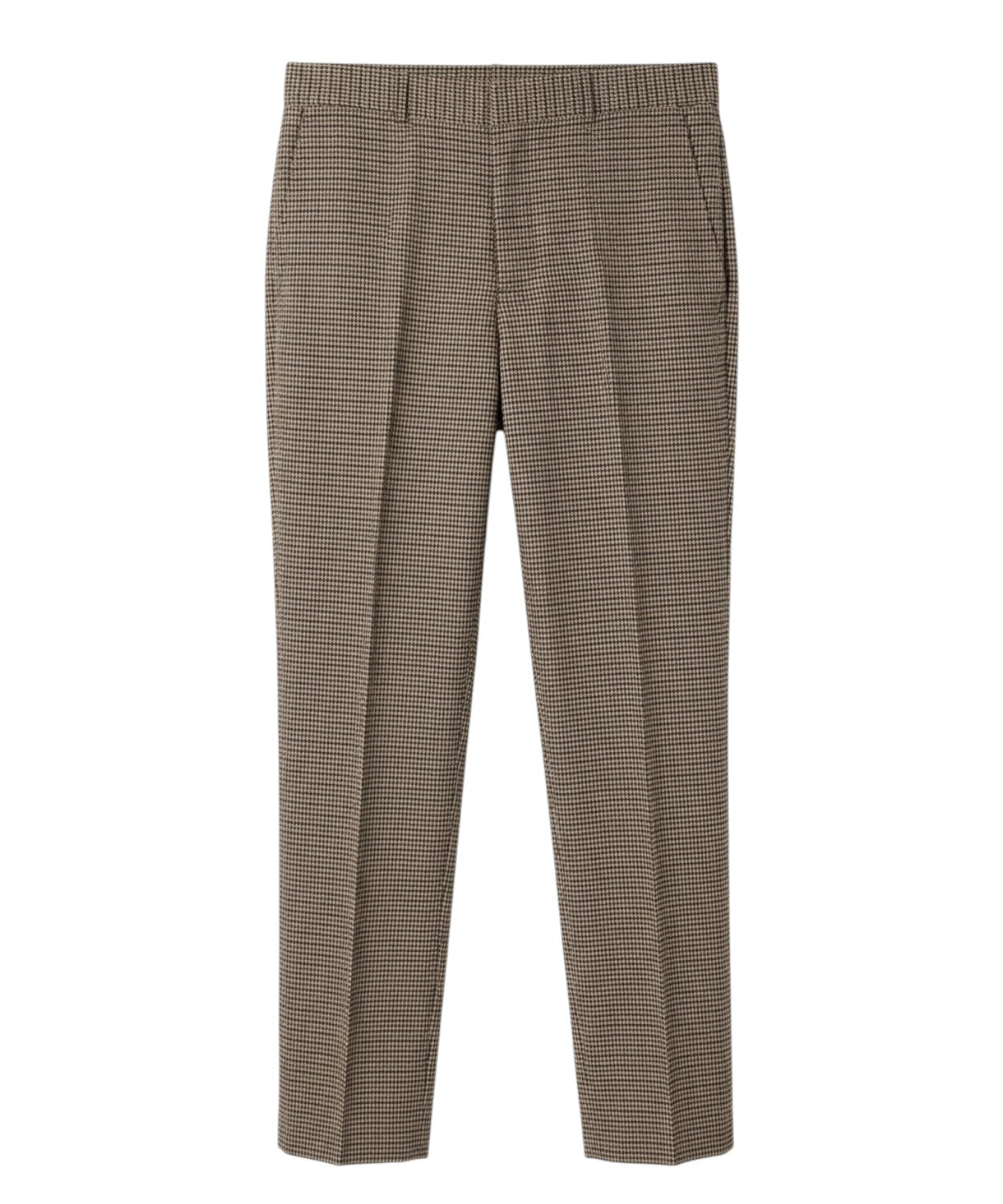 Pantaloni Pied-de-Poule Twinset con piega centrale