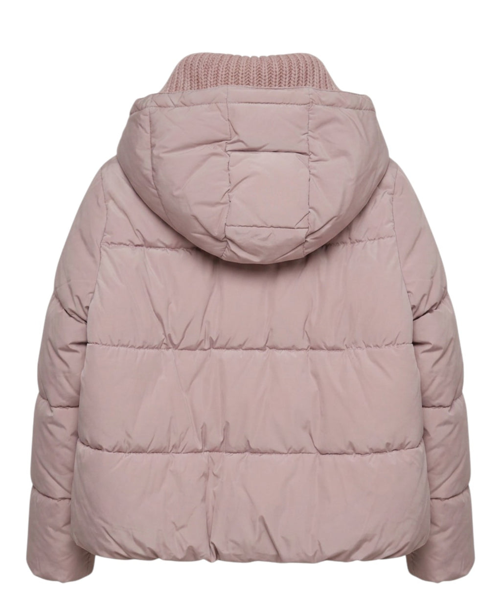 Piumino Pinko Dianthus con relleno y cuello de punto