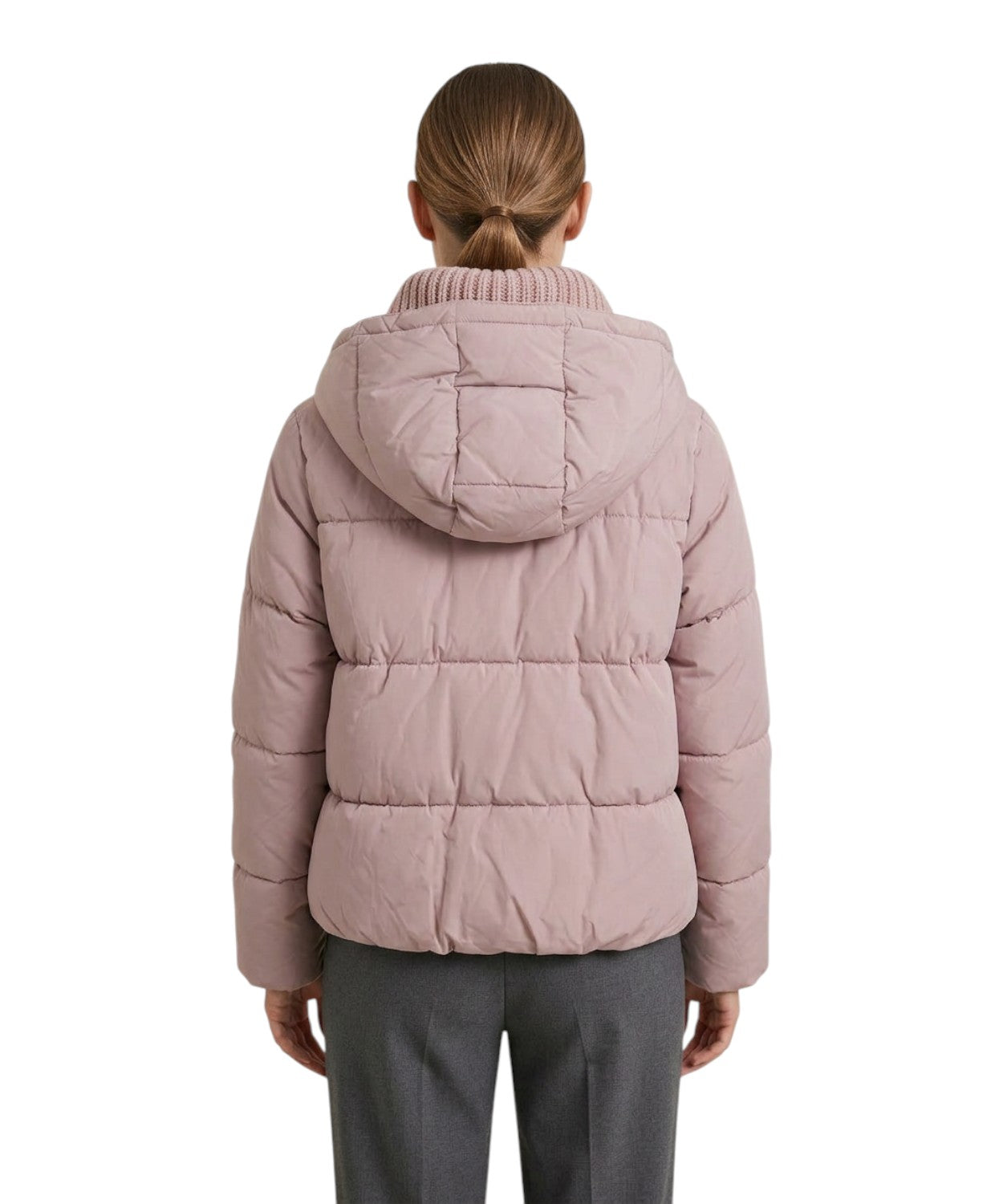 Piumino Pinko Dianthus con relleno y cuello de punto
