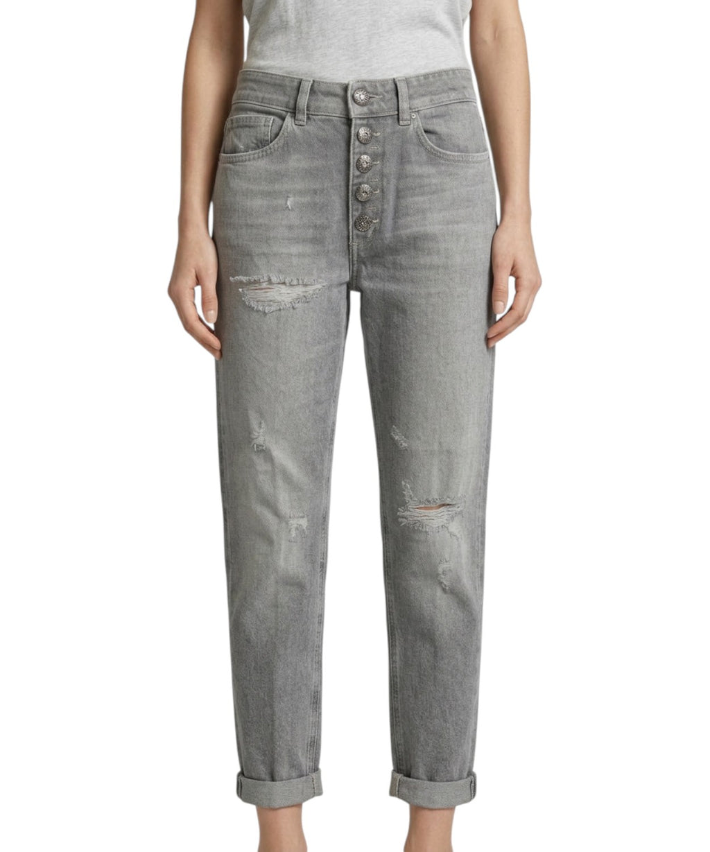 Dondup Koons Ripped Jeans in 10.5 Oz Denim