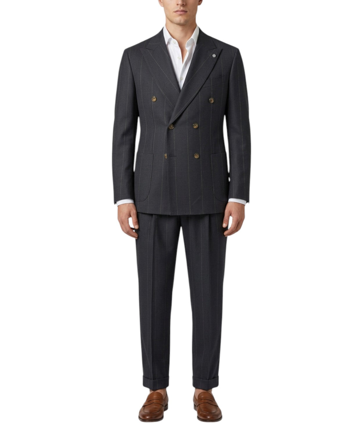 Abito Uomo Bharnaba CONERO Gessato Drop 7