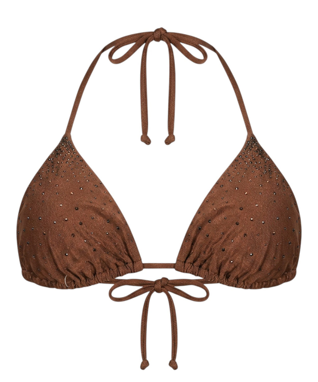 Top Bikini Triangolo Annabelle MC2 Saint Barth con Strass