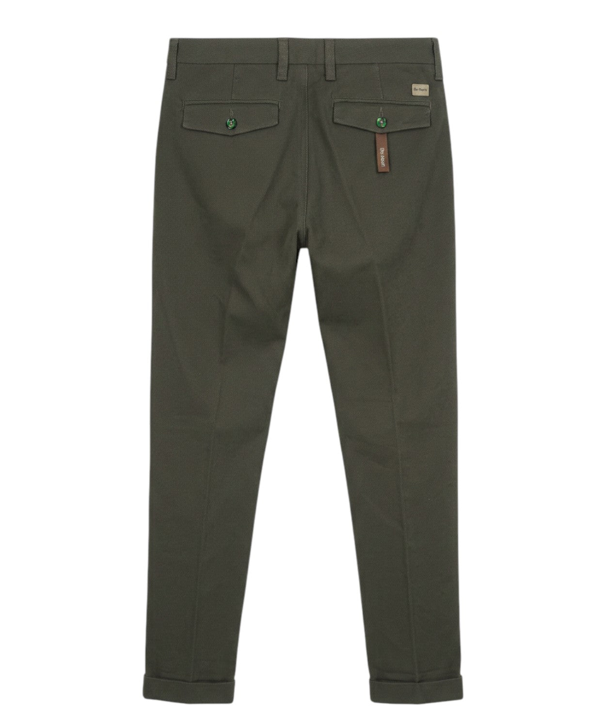 Pantaloni Uomo Re-Hash in Cotone Mano Pesca