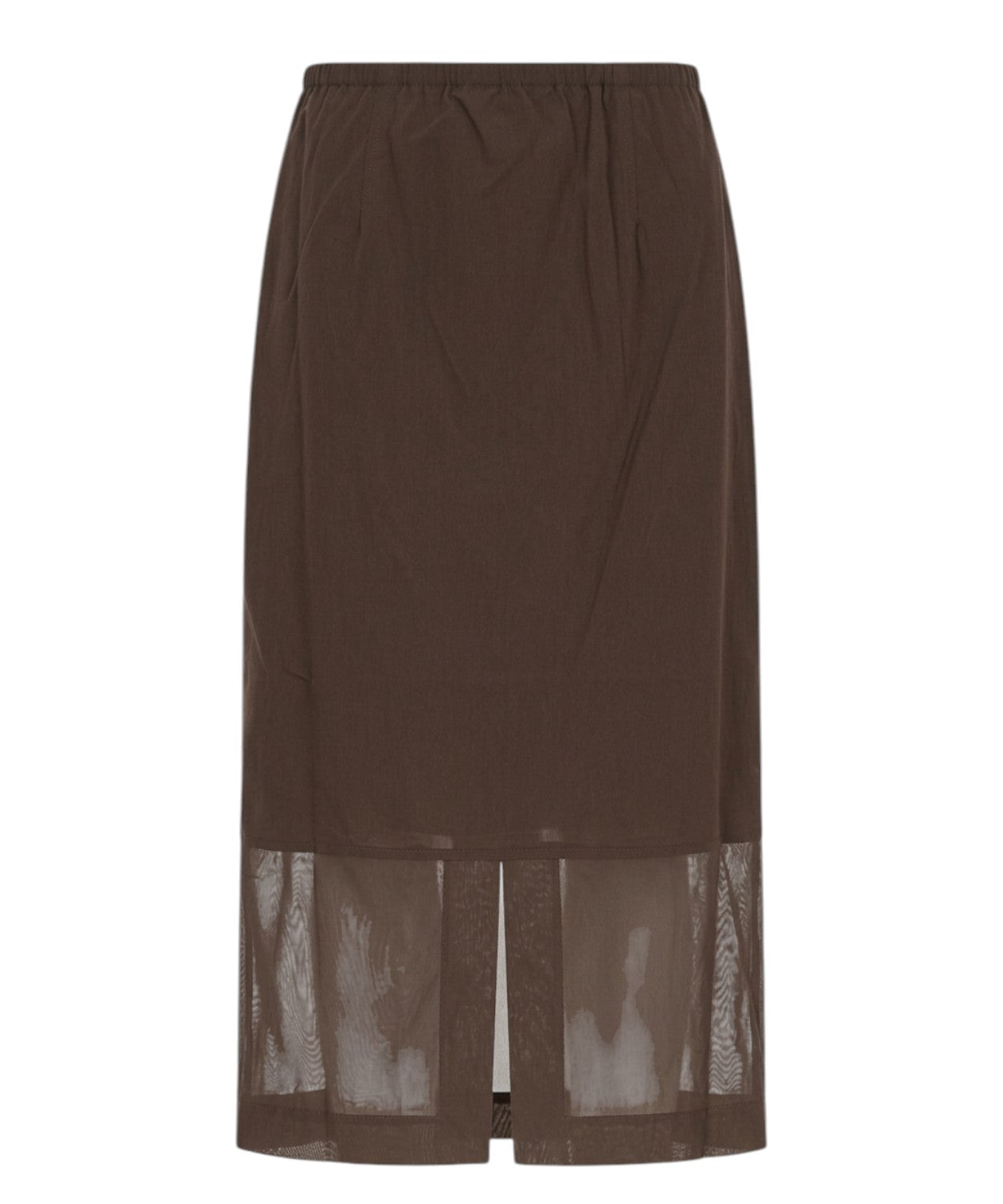 Falda MM Max Mara con abertura y cintura elástica