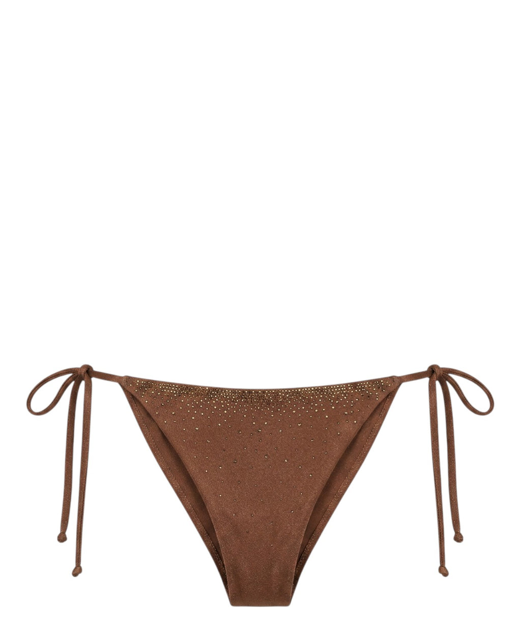 Slip Bikini Marielle con Strass e Laccetti Regolabili