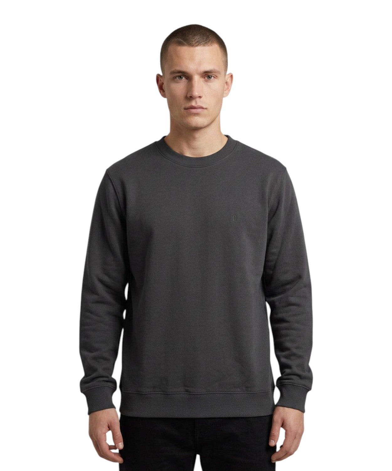 Sudadera Hombre Dondup Regular Fit con Logo Bordado