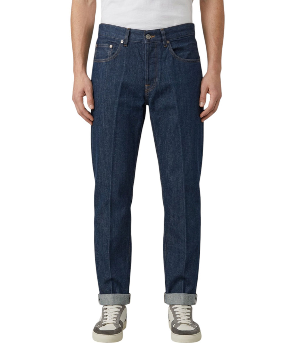 Jeans Uomo Dondup Relax Regular Fit in Denim Rigid