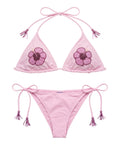 Bikini MC2 Saint Barth con Ricami e Perline