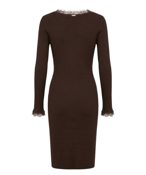Abito Twinset Donna in Maglia con Pizzo Elegante