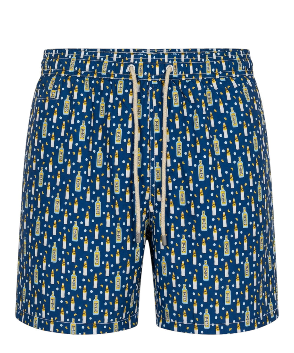 Men's Suit MC2 Saint Barth Ultralight Aperol Print