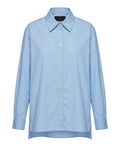 Camisa Pinko Connie en popelina de algodón con logo
