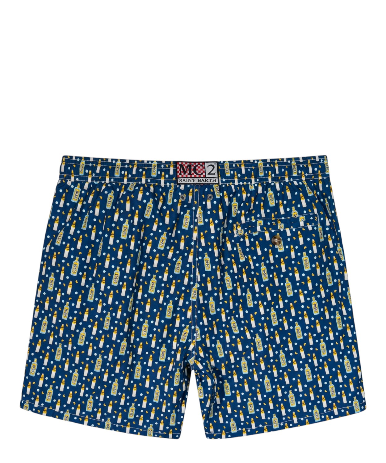 Men's Suit MC2 Saint Barth Ultralight Aperol Print