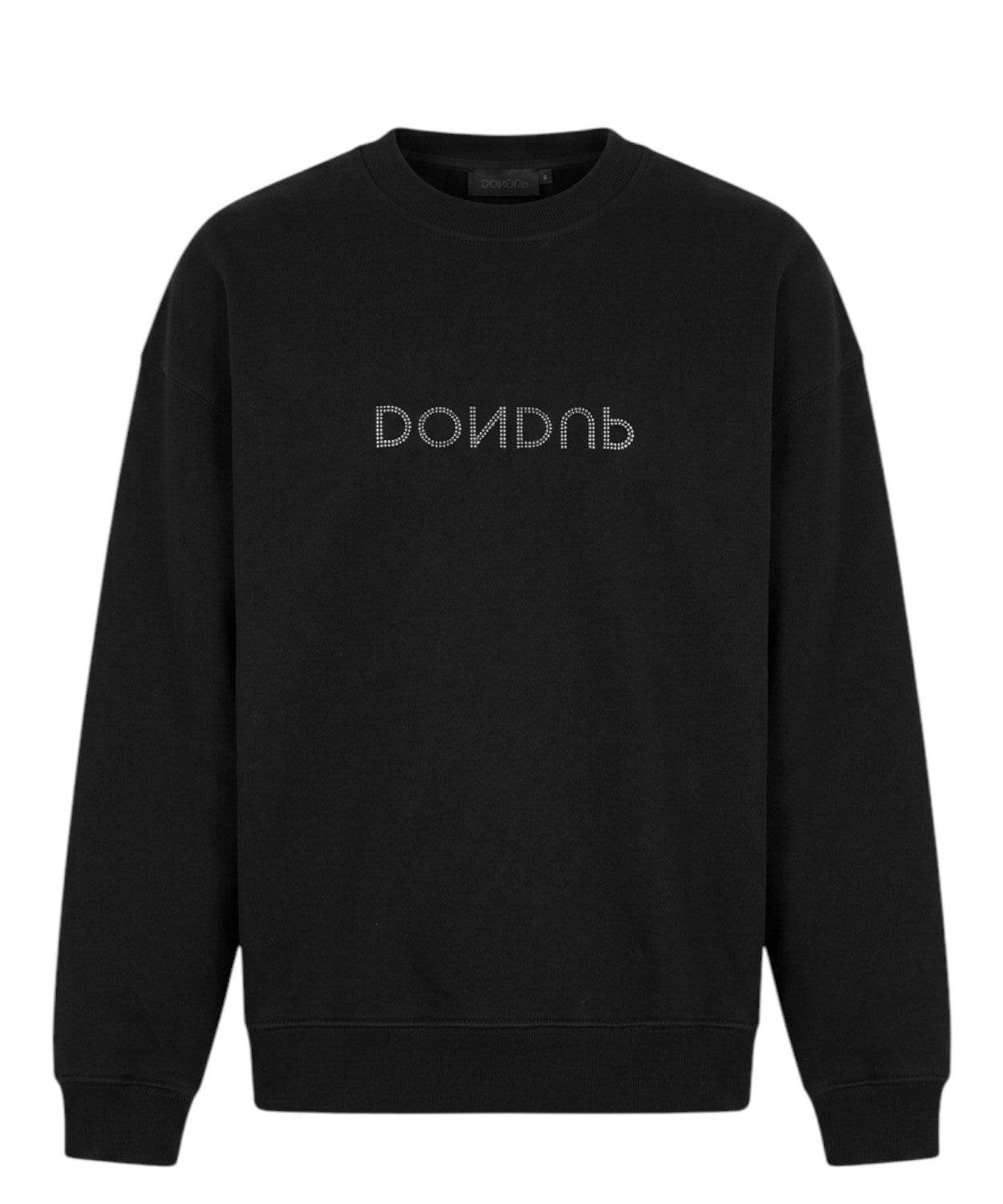 Felpa Donna Dondup Oversize con Logo Strass