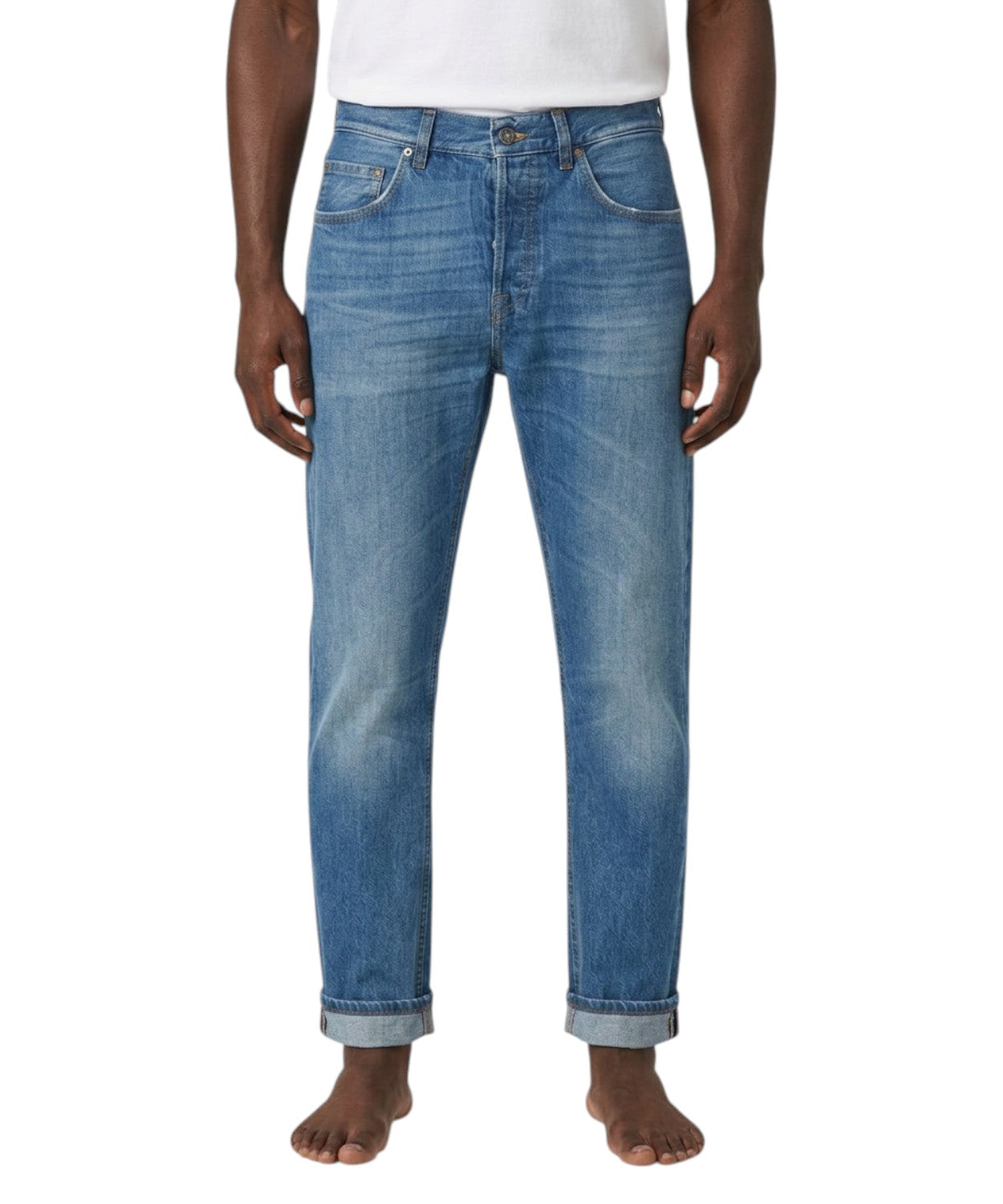 Dondup Icon Jeans Slim Fit 12.5 Oz Rigid Denim