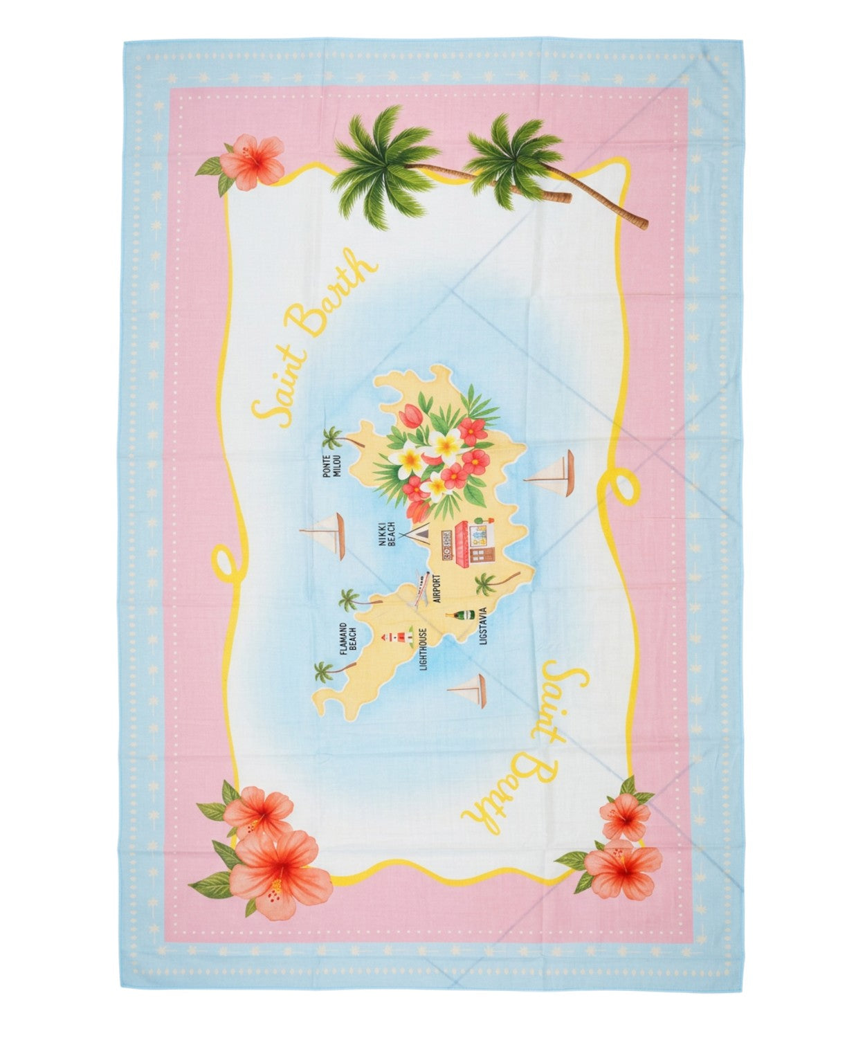 Pareo in Seta Tahiti MC2 Saint Barth per Accessori Mare