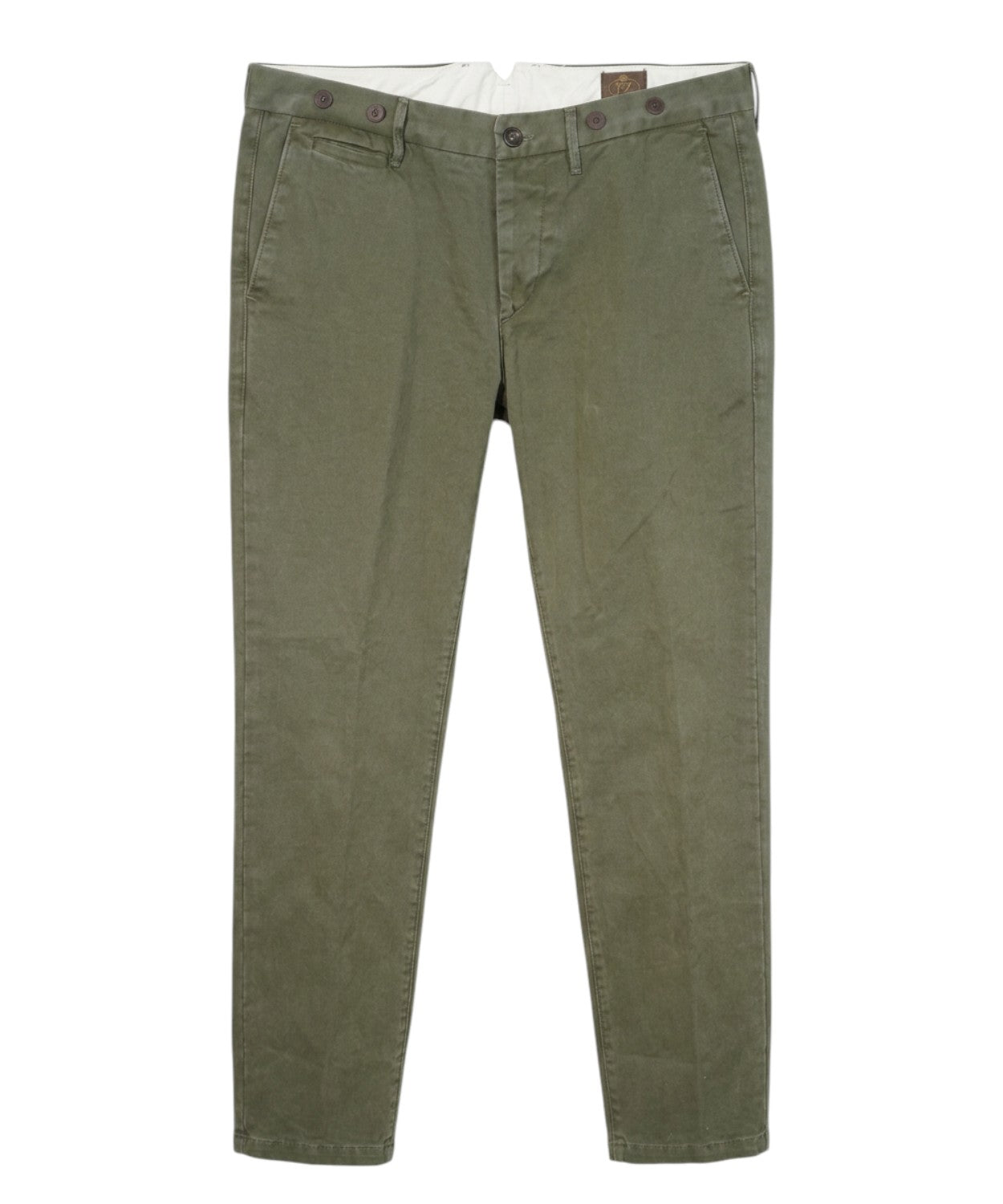 Pantalone Uomo Cotone Mano Pesca Tela Genova