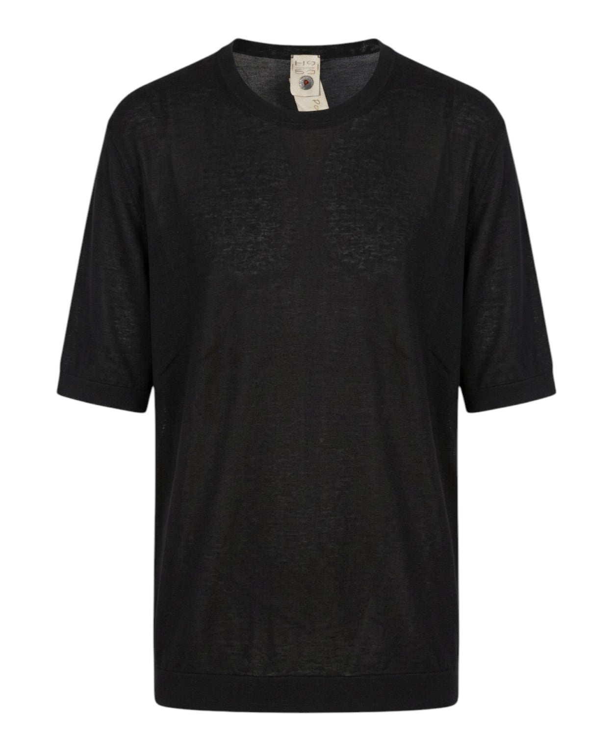 T-shirt męski 100% jedwab H953 elegancki i lekki