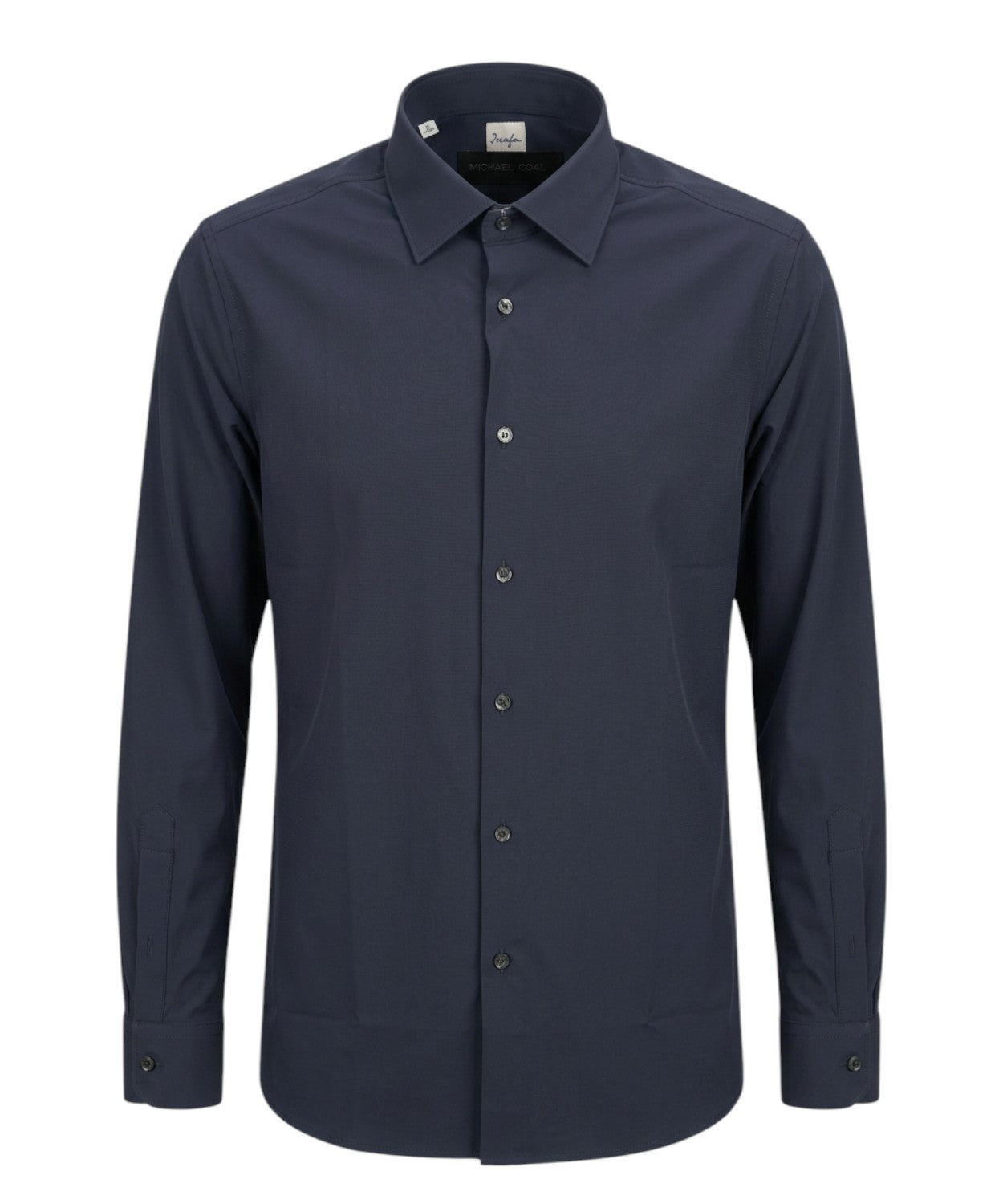 Camicia Uomo Blu Stretch Ingram in Nylon Elegante