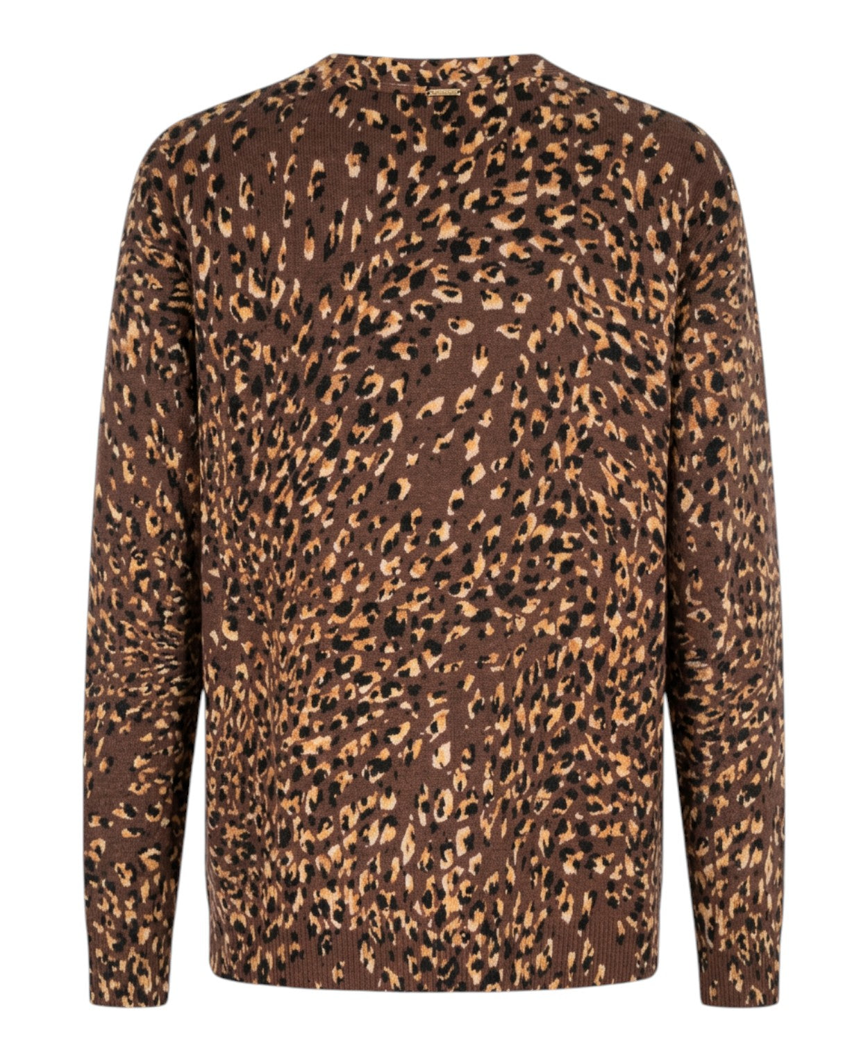 Cardigan Twinset con Applicazioni e Stampa Animalier