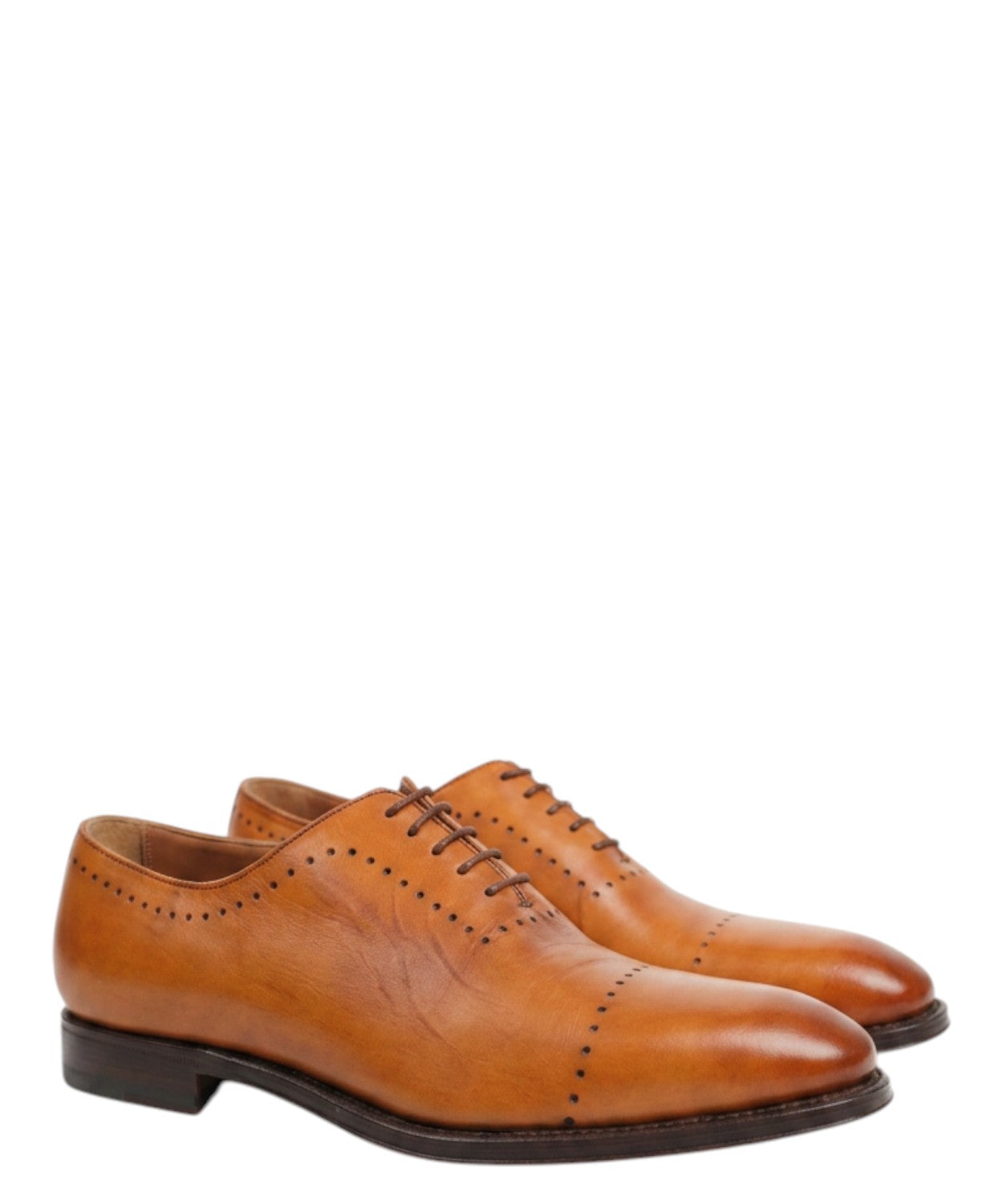 Stringata Francesina in Pelle Elegante e Versatile