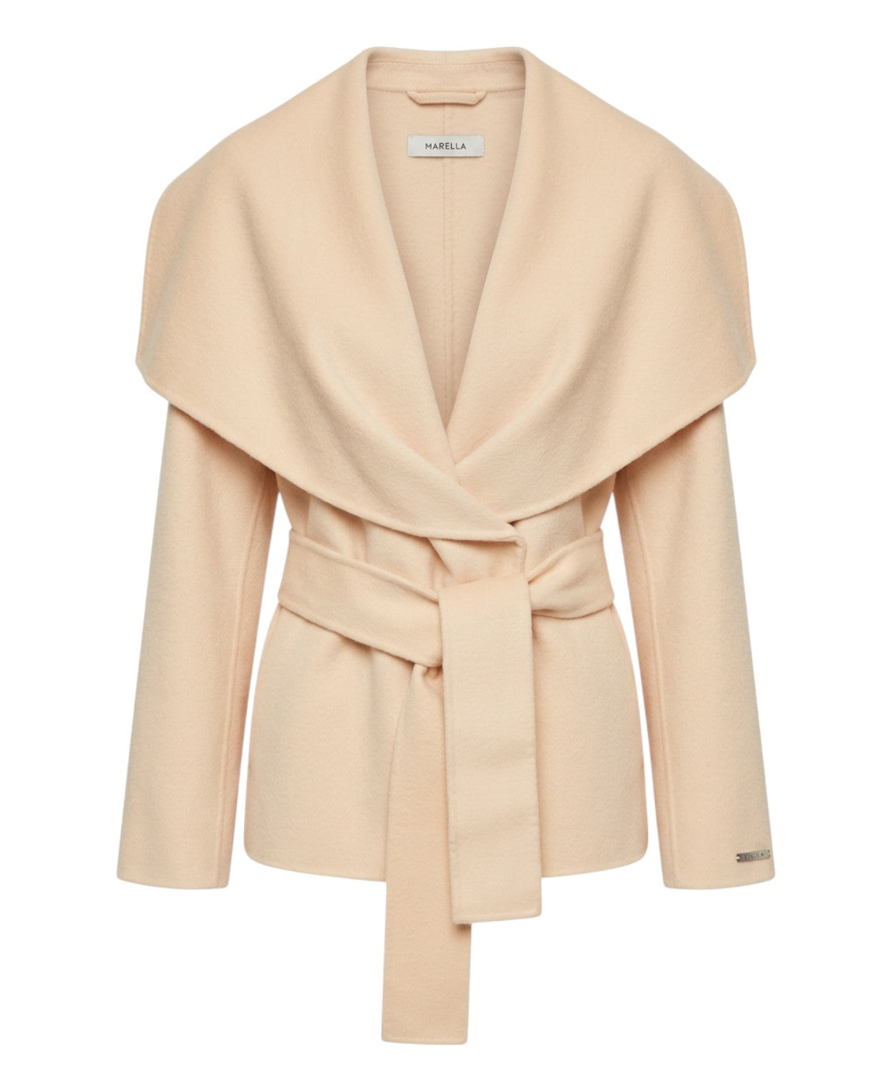 Cappotto Marella Pulcino in Panno con Cintura