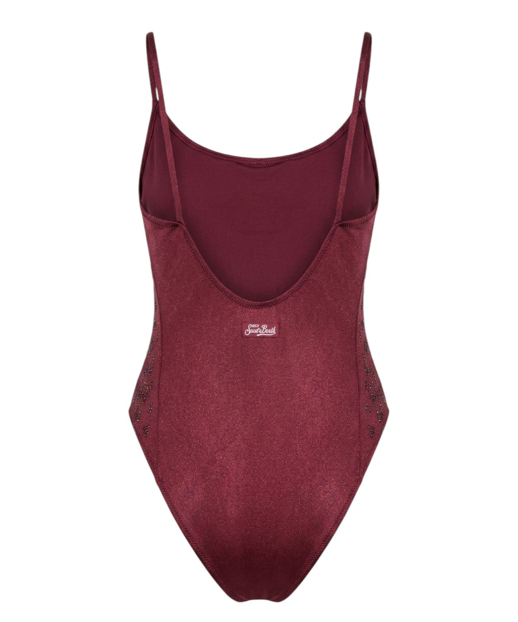 Cecille MC2 One-Piece Swimsuit with Leopard Rhinestones