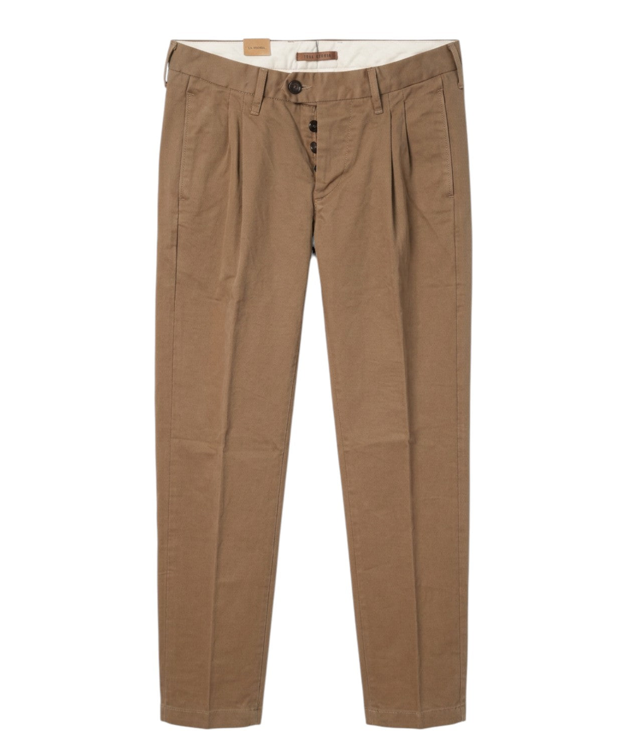 Pantaloni Uomo in Cotone Mano Pesca - Tela Genova