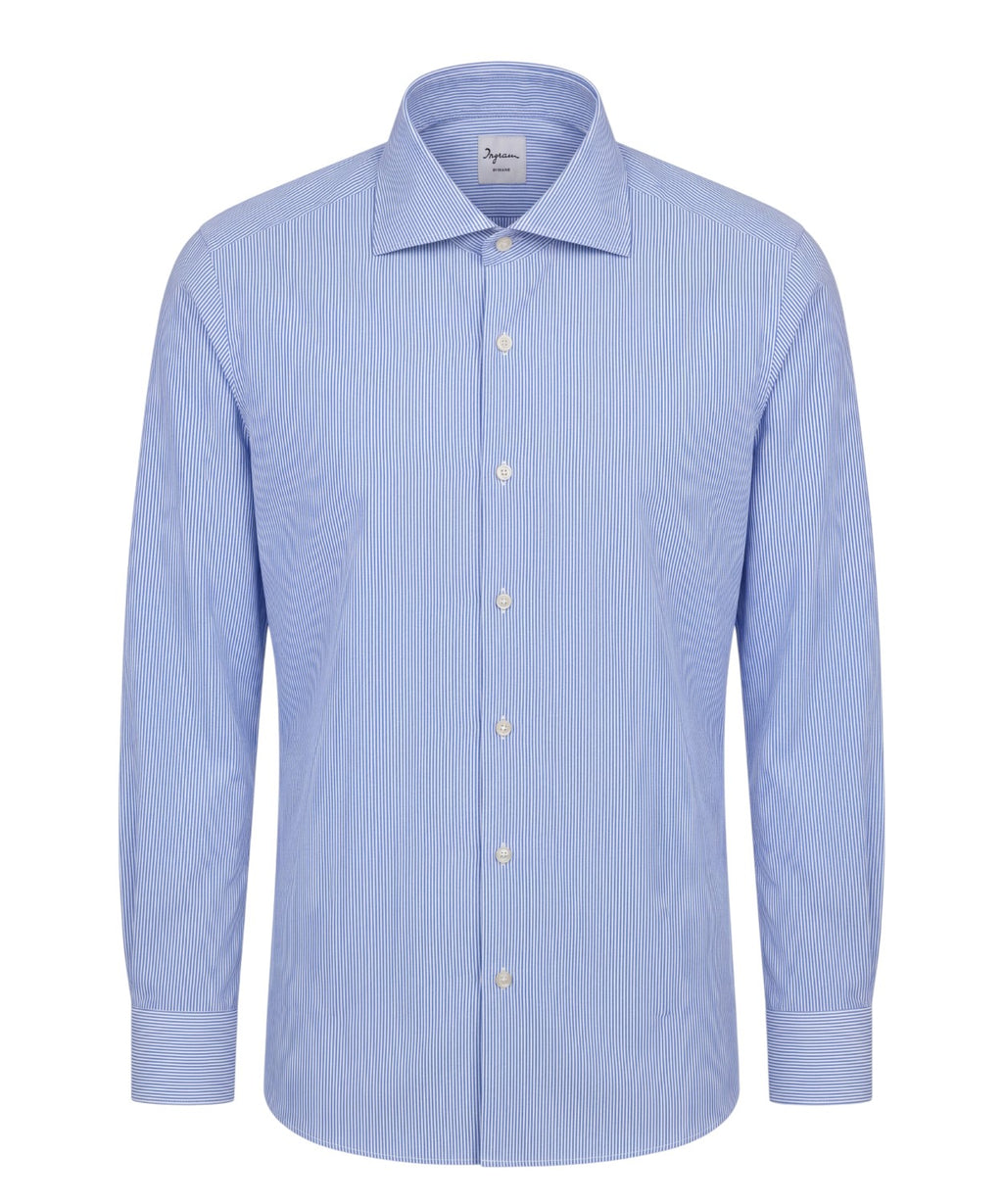 Ingram Dynamo Camicia Uomo a Righe in Nylon Stretch