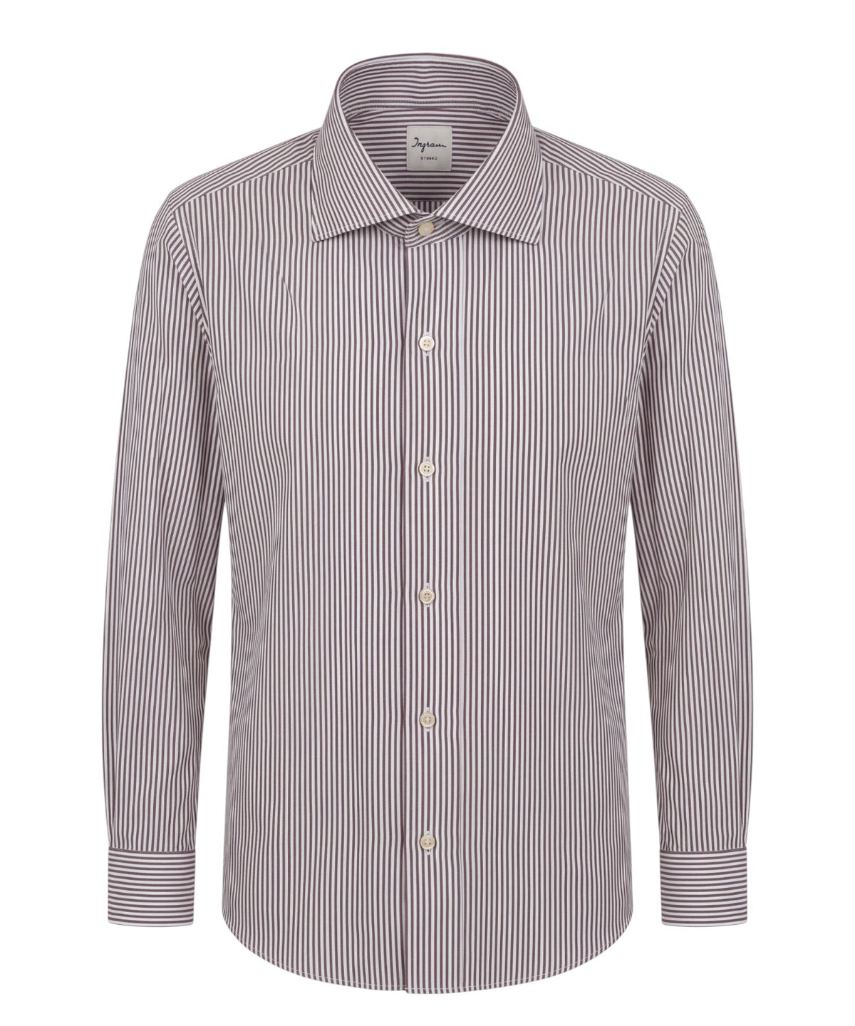 Ingram Dynamo Camicia Uomo a Righe in Nylon Stretch