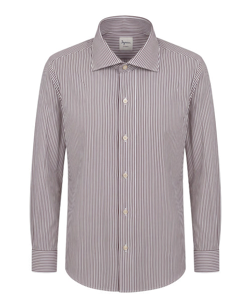 Ingram Dynamo Camicia Uomo a Righe in Nylon Stretch