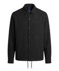 Blouson Bharnaba in Frescolana con Colletto e Bottoni