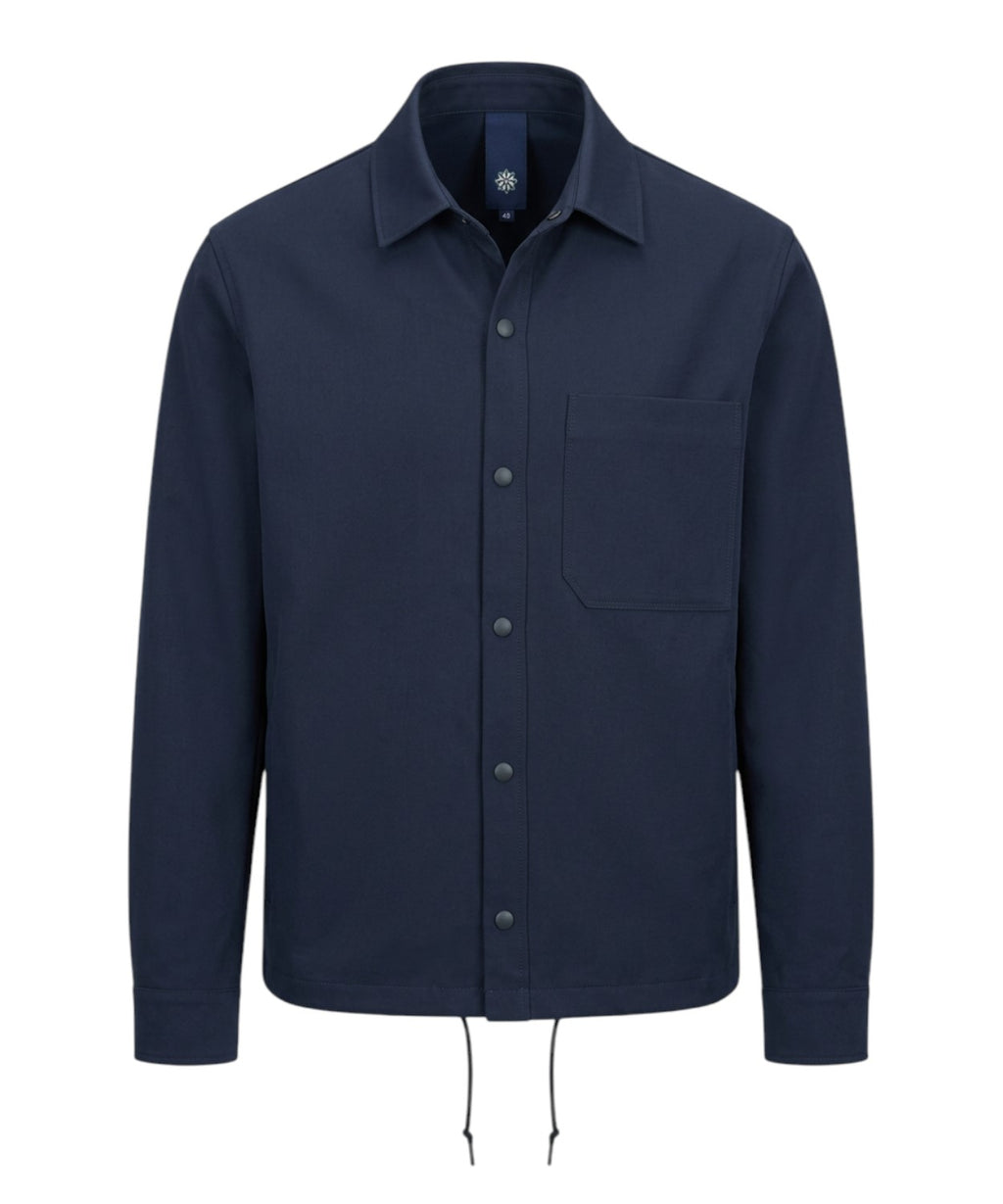Blouson Bharnaba in Frescolana con Colletto e Bottoni