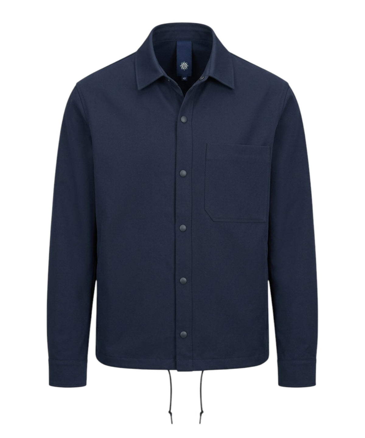 Blouson Bharnaba in Frescolana con Colletto e Bottoni