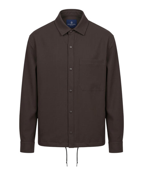 Blouson Bharnaba i Frescolana med krave og knapper