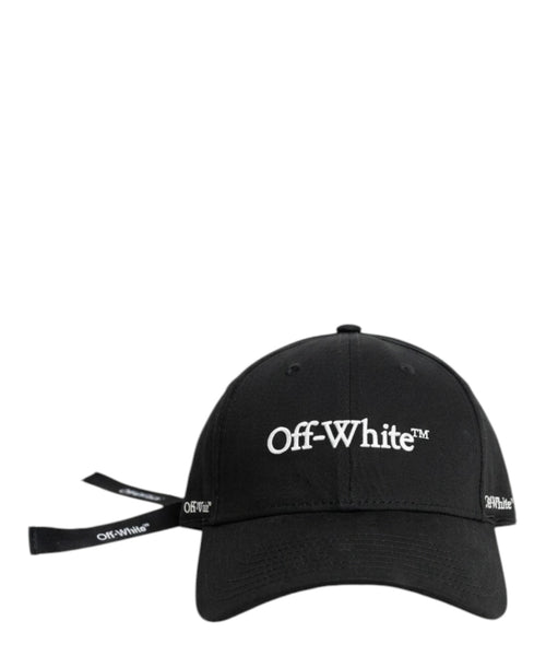 Off-White бейзболна шапка с регулируемо закопчаване, лого и панделка