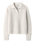 MC2 Saint Barth Annaelle Polo Donna in Mohair con Logo Ricamato
