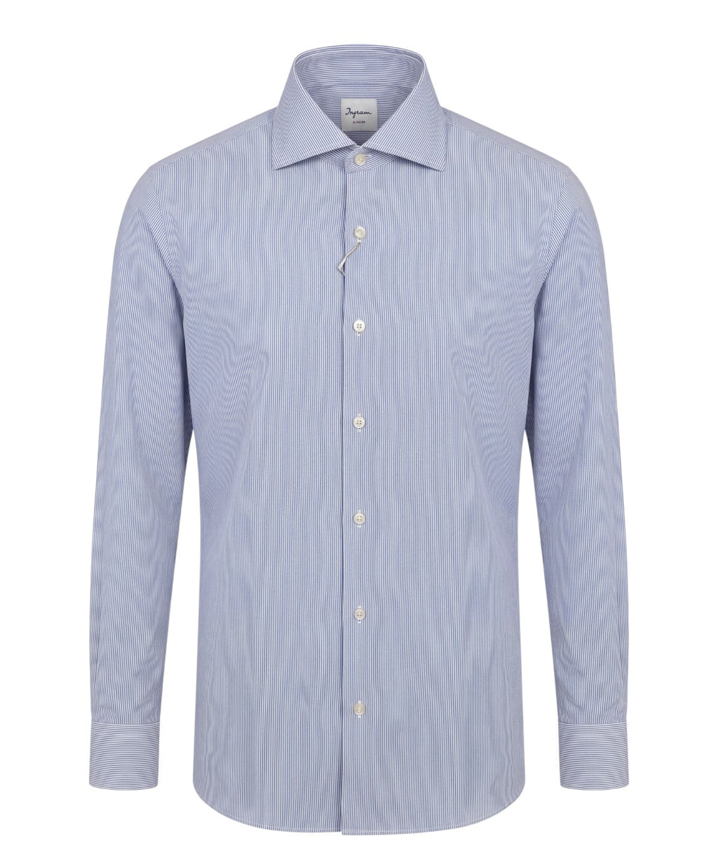 Ingram Dynamo Camicia Uomo a Righe in Nylon Stretch