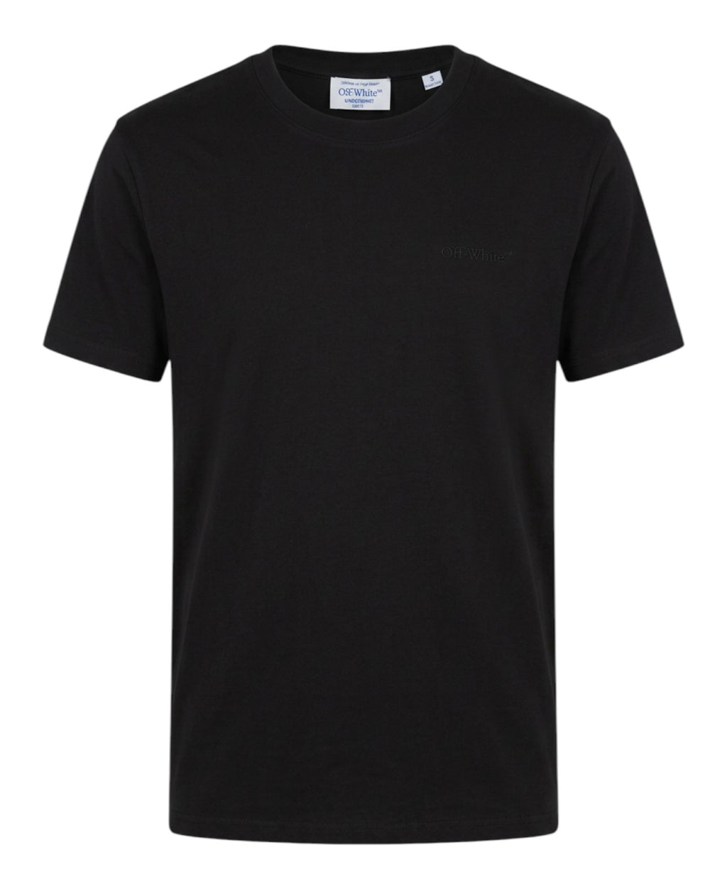 2-pak T-shirtów Off-White z okrągłym dekoltem i haftowanym logo